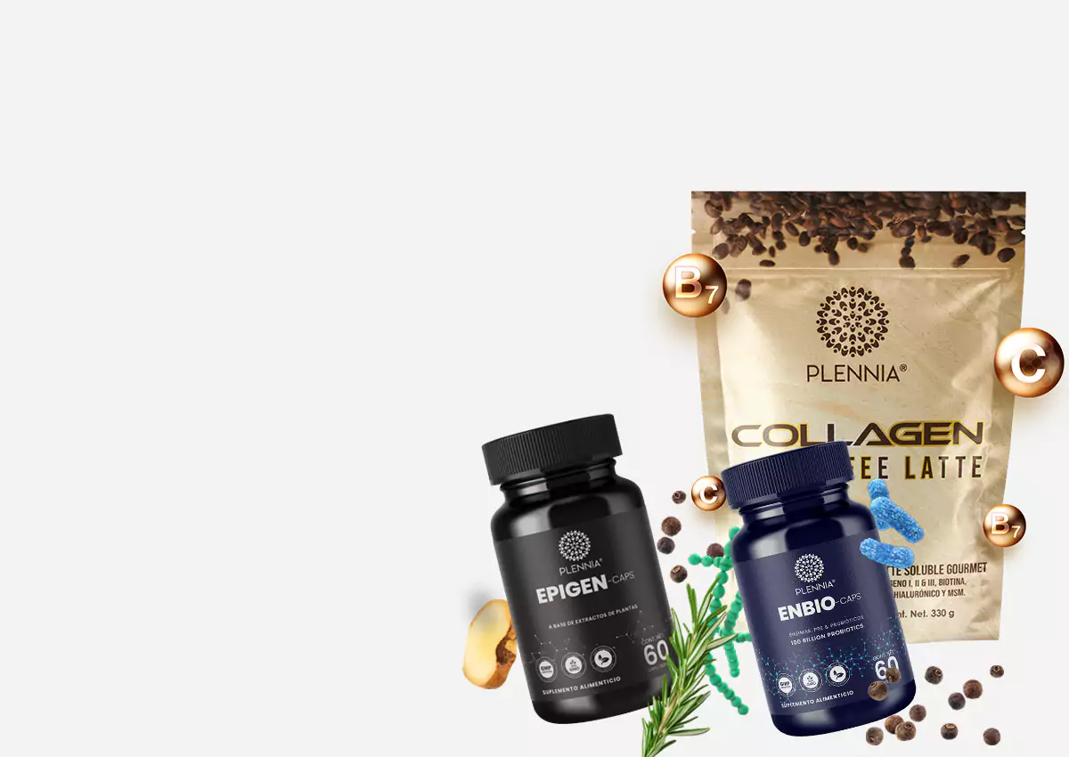 Fondo productos antioxidantes